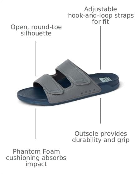 REEF Men's Sandals, Phantom Tradewind BlueGrey