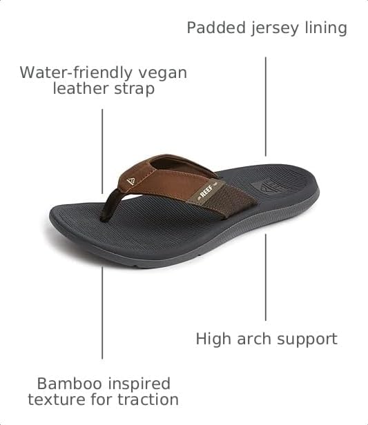 REEF Santa Ana Mens Sandal Grey-tan