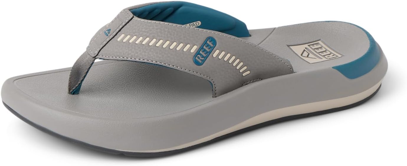 REEF Mens Sandals, Cruiser Steel Grey-blue
