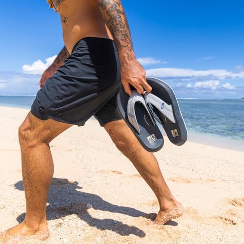 REEF Mens Sandals, Cruiser Steel Grey-blue