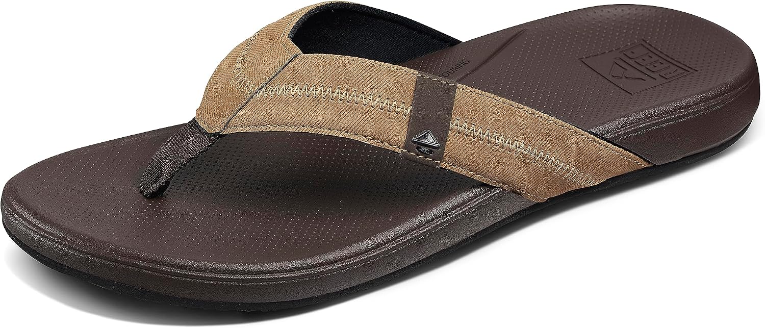 REEF Men’s Sandals, Cushion Phantom 2.0 Brown-tan
