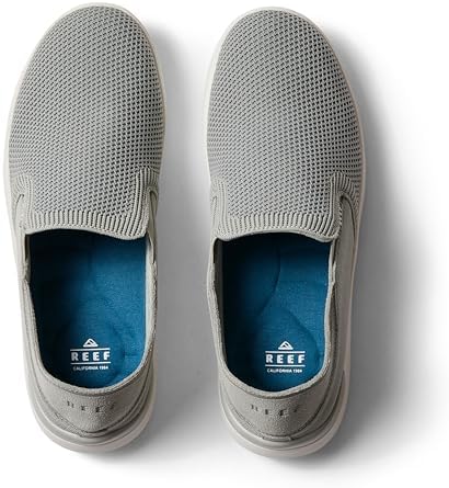 REEF Mens Shoes, Neptune Slip On Grey