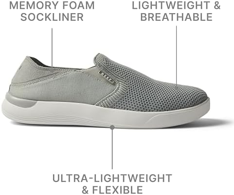 REEF Mens Shoes, Neptune Slip On Grey