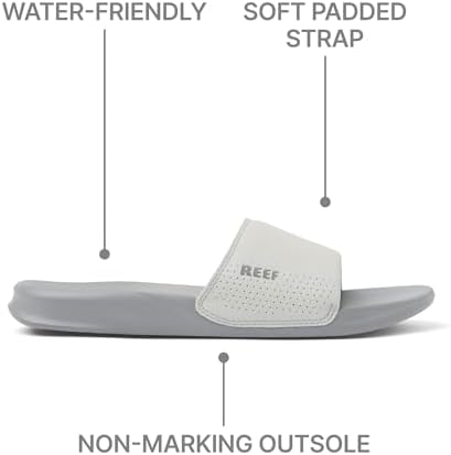 REEF One Slide Mens Sandal GreyGrey Stone