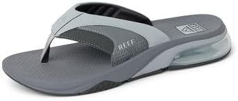 REEF Men's Sandals, Fanning + Grey-light Grey