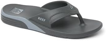 REEF Men's Sandals, Fanning H20 Grey