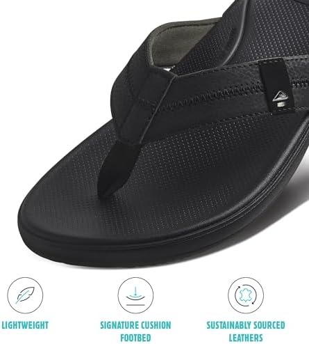 REEF Men’s Sandals, Cushion Phantom 2.0 Black