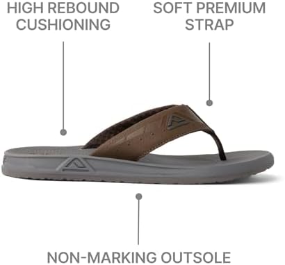 REEF Men's Phantoms Flip-Flop BronzeGrey