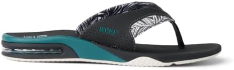 REEF Mens Sandals, Fanning GreyPalmSpruce