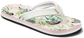 REEF Girls Kids Ahi Beach Flip Flop, Soft Cushion Footbed, Water Friendly Zebra
