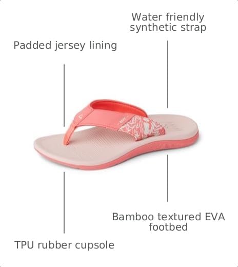 REEF Girls' Kids Santa Ana Coral Sunset