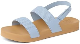 REEF Girls Kids Water Vista Platform Sandal, Water Friendly, Adjustable Strap initial