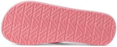 REEF Girls Kids Ahi Beach Flip Flop, Soft Cushion Footbed, Water Friendly Sunset Stamp