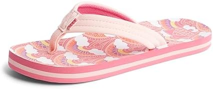 REEF Girls Kids Ahi Beach Flip Flop, Soft Cushion Footbed, Water Friendly initial
