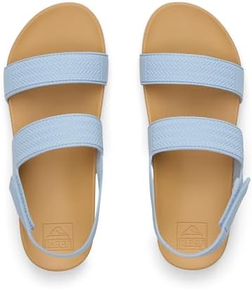 REEF Girls Kids Water Vista Platform Sandal, Water Friendly, Adjustable Strap Dusty Blue