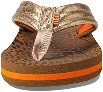 REEF Girls Kids Ahi Beach Flip Flop, Soft Cushion Footbed, Water Friendly Wild