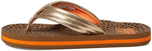 REEF Girls Kids Ahi Beach Flip Flop, Soft Cushion Footbed, Water Friendly Wild