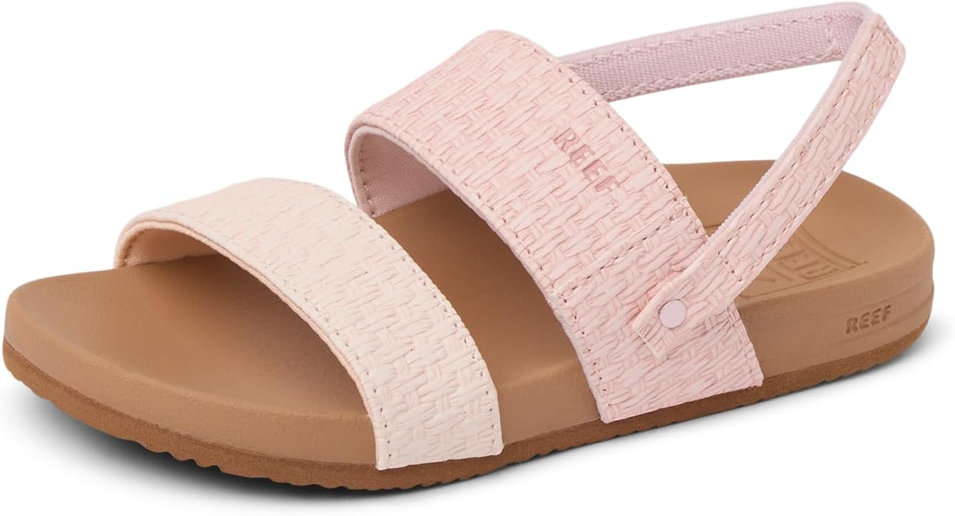 REEF Girls ToddlerLittle Kids Cushion Vista Sandal PinkTan