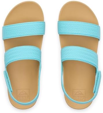 REEF Girls Kids Water Vista Platform Sandal, Water Friendly, Adjustable Strap Capri