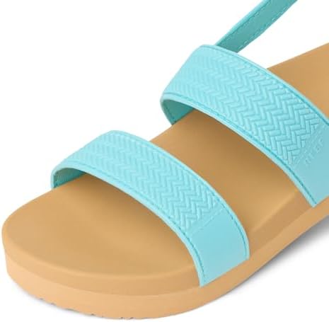 REEF Girls Kids Water Vista Platform Sandal, Water Friendly, Adjustable Strap Capri