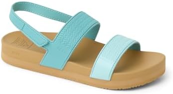 REEF Girls Kids Water Vista Platform Sandal, Water Friendly, Adjustable Strap Aqua Haze