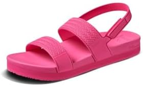 REEF Girls Kids Water Vista Platform Sandal, Water Friendly, Adjustable Strap initial
