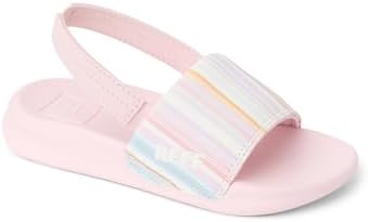REEF Girls ToddlerLittle Kids One Slide Sandal Pale LilacWhite