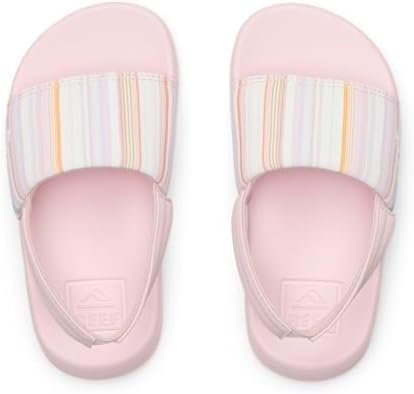 REEF Girls ToddlerLittle Kids One Slide Sandal Pale LilacWhite
