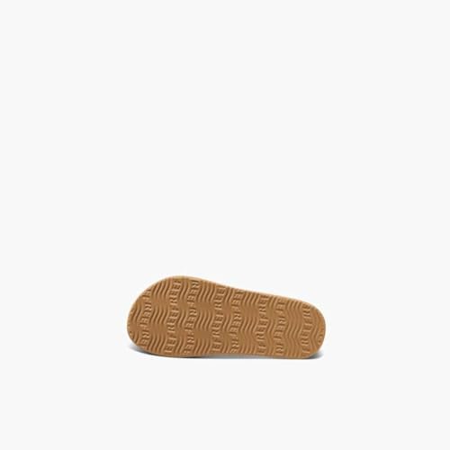 REEF Girls Kids Water Vista Platform Sandal, Water Friendly, Adjustable Strap White-tan23
