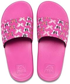 Reef Girls Kids One Slide Sandal Orchid Butterfly