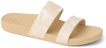 REEF Cushion Vista (Big Kid) WhiteFloral Tan