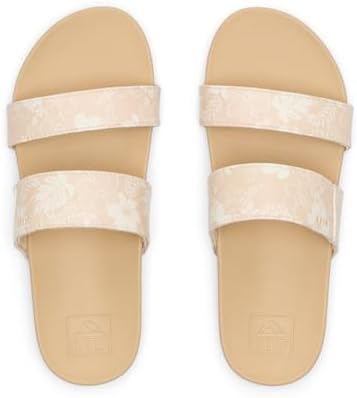 REEF Cushion Vista (Big Kid) WhiteFloral Tan