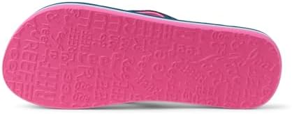REEF Girls Kids Ahi Beach Flip Flop, Soft Cushion Footbed, Water Friendly Navy Floral
