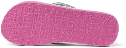 REEF Girls Kids Ahi Beach Flip Flop, Soft Cushion Footbed, Water Friendly Tropical Floral