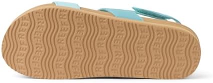 REEF Girls Kids Water Vista Platform Sandal, Water Friendly, Adjustable Strap Aqua Haze