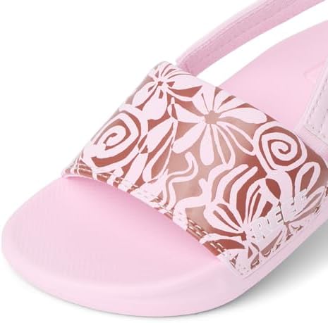 REEF Girls ToddlerLittle Kids One Slide Sandal Pink Modern Floral