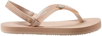 Reef ToddlerLittle Kid Charming Flip Flop, Super Lightweight and Soft Footbed, Thin Strap Beach Sandal with Backstrap, Oasis, 9