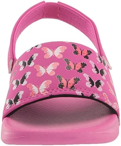 REEF Girls ToddlerLittle Kids One Slide Sandal Orchid Butterfly