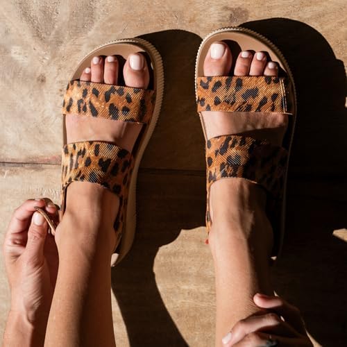 REEF Women's Sandals, Water Vista Higher Leopard