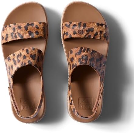 REEF Women's Sandals, Water Vista Higher Leopard