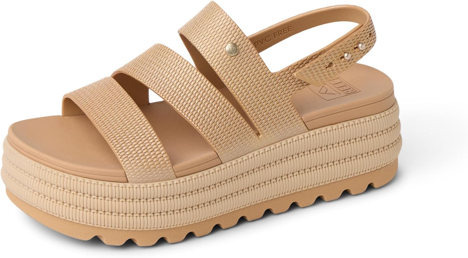 REEF Womens Sandals, Water Vista Higher 2 Sun Glow