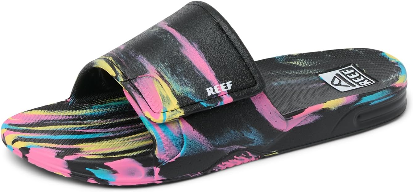 REEF Men's Sandals Fanning Slide H20 Candy Marble