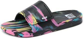 REEF Men's Sandals Fanning Slide H20 Candy Marble
