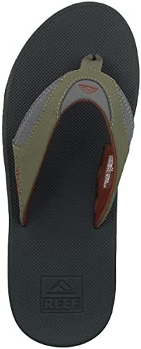 REEF Mens Sandals, Fanning OliveRust