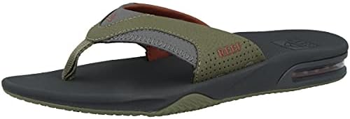 REEF Mens Sandals, Fanning OliveRust