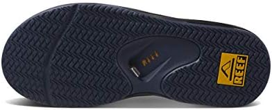 REEF Mens Sandals, Fanning NavyYellow