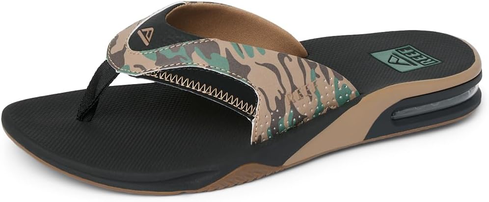 REEF Mens Sandals, Fanning BlackCamo