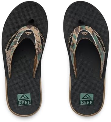 REEF Mens Sandals, Fanning BlackCamo