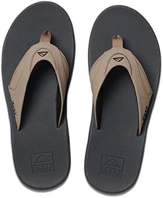 REEF Mens Sandals, Fanning TanBlackTan