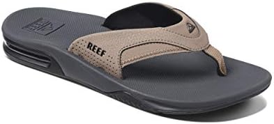 REEF Mens Sandals, Fanning TanBlackTan